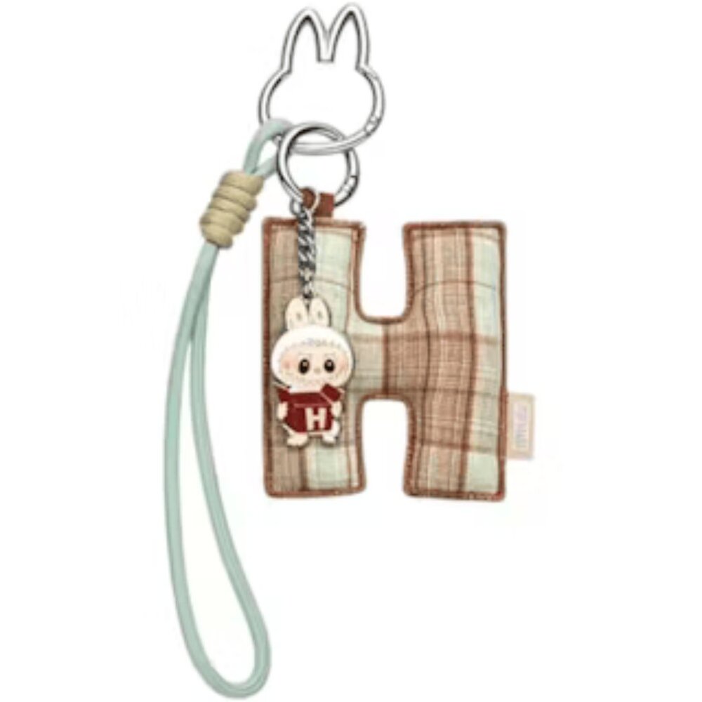 H x THE MONSTERS LABUBU Pin for Love Series- Letter H Pendant - Sealed